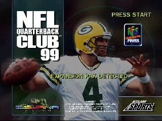 NFL Quarterback Club 99 back cover for Nintendo 64